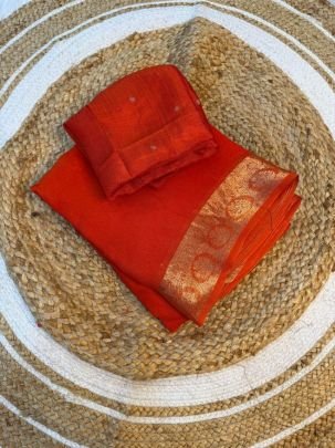 Vamika Jacquard Border Viscose Saree