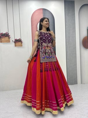 Vichitra Silk Lehenga
