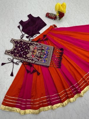 Vichitra Silk Lehenga