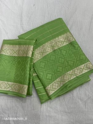 Zari Border Georgette Saree