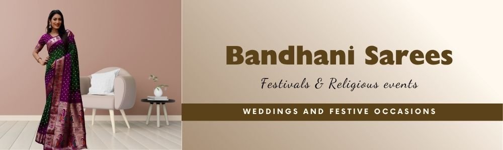 Bandhani Sarees